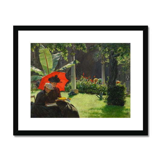 Afternoon in the Cluny Garden, Paris | Charles Courtney Curran | 1889