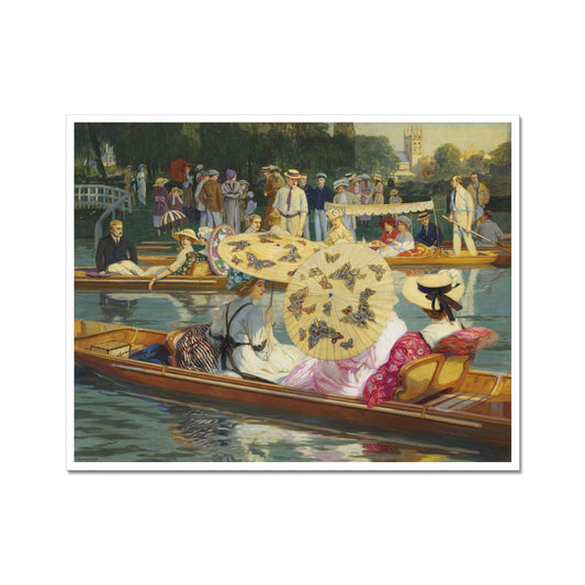 Punting on the Thames | Raimund Germela | 20th Century