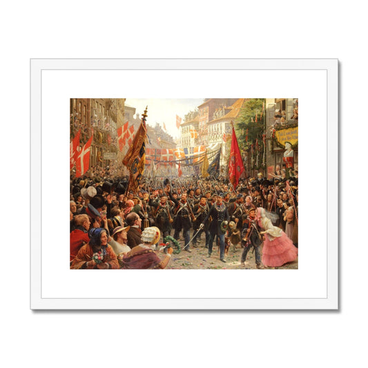 Danish Soldiers Returning to Copenhagen | Otto Bache | 1849