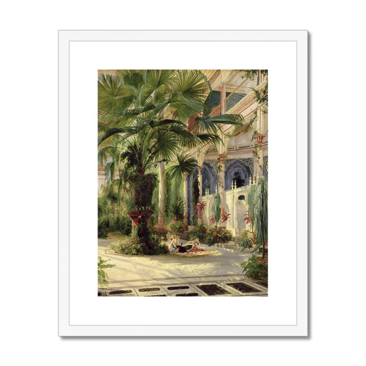 Dans la serre aux palmiers de Potsdam | Carl Blechen | 1834